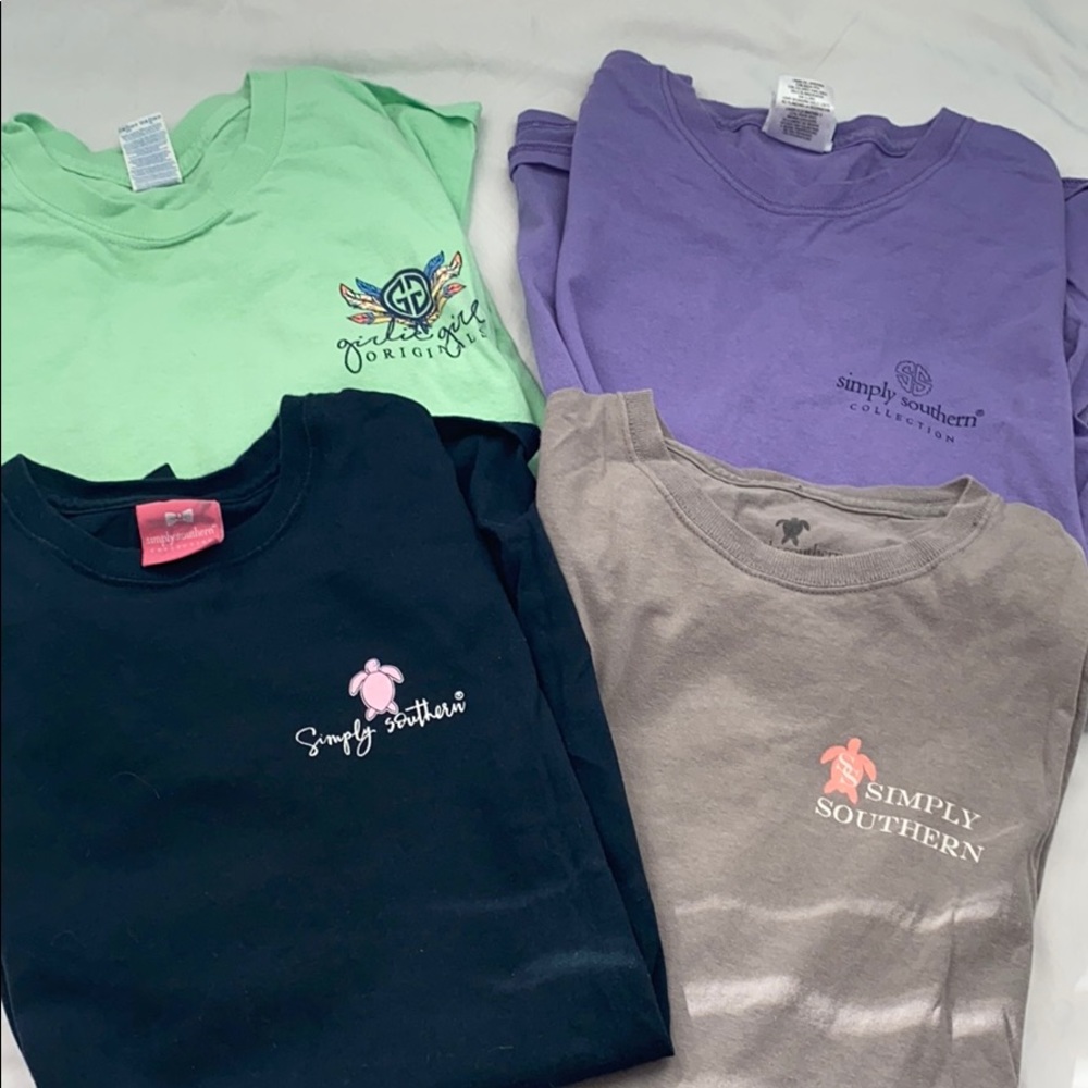BUNDLE 🥳 3 simply southern and 1 other t-shirt!